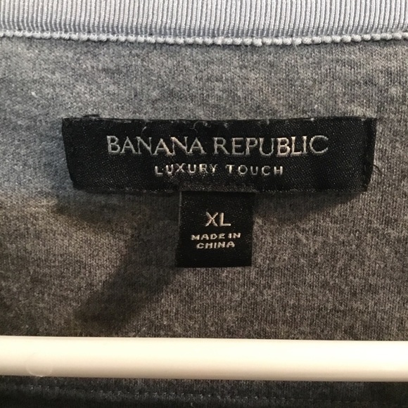 Banana Republic Luxury Touch Gray Tee - Picture 3 of 4